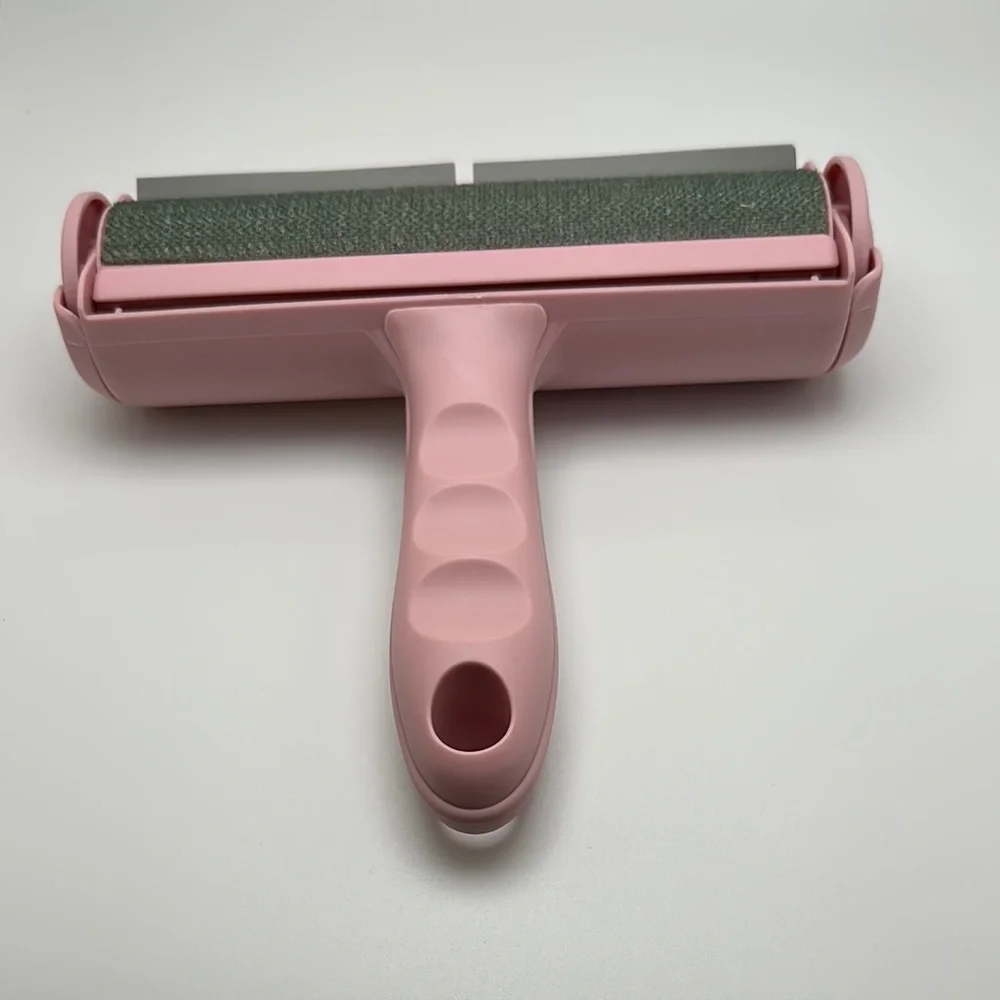 Pink and Silver Dog Grooming Tool